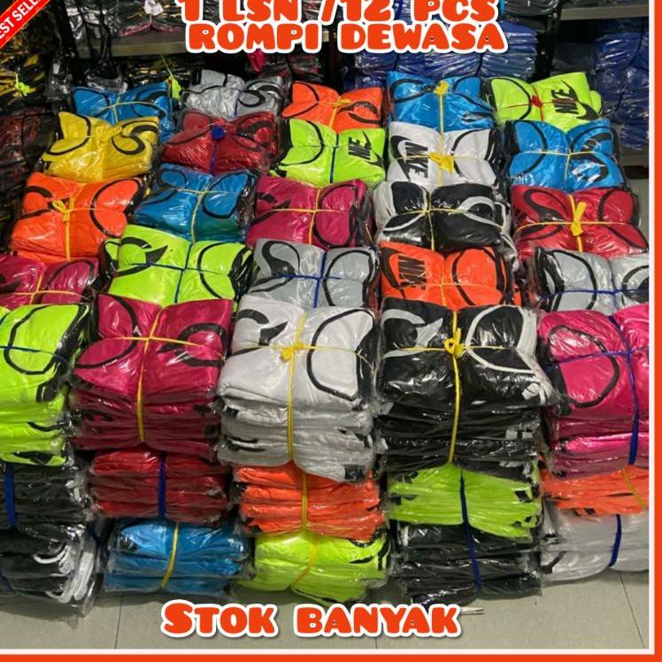 Tren Kekinian.. ( PROMO ) 12 PCS ROMPI BOLA  12 PCS ROMPI FUTSAL  1 LUSIN ROMPI OLAHRAGA