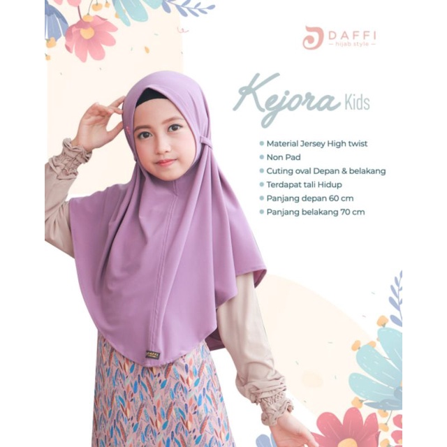 Hijab Kejora Kids Daffi murah