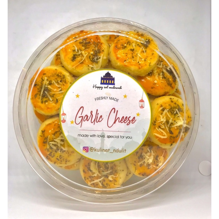 

Garlic Cheese Cake Kue Lebaran Keripik Lebaran