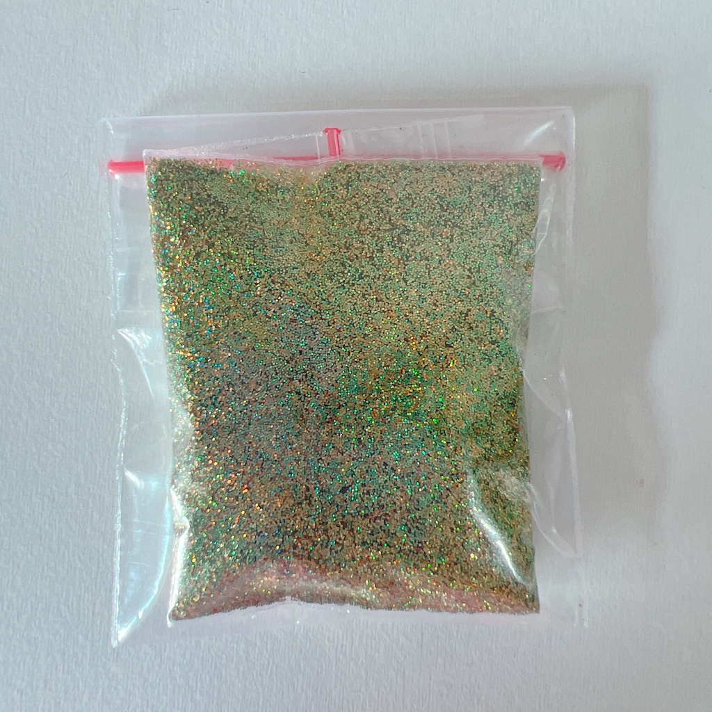 Sparkle Glitter HOLOGRAM LIME 8 gr Stabilo Powder Serbuk Warna Warni Eceran Sablon Resin Pernak Pernik Hiasan Bubuk Padat DIY Kerajinan Kesenian Art Prakarya Seni Perlengkapan Bahan Face Craft Crafting Paint Painting Color Grosir Prakarya Malang
