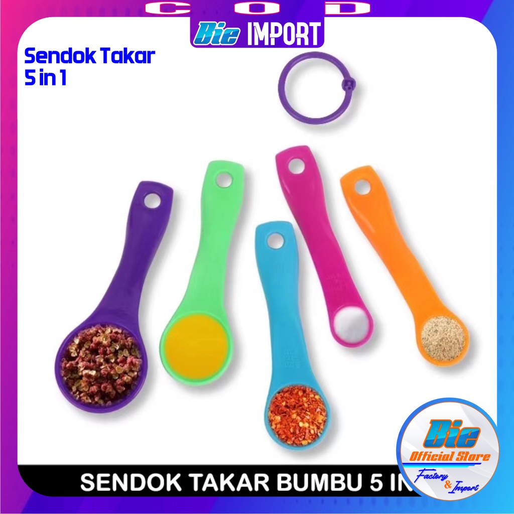 Sendok Takar 5 in 1 Tebal Premium Impor Best Seller