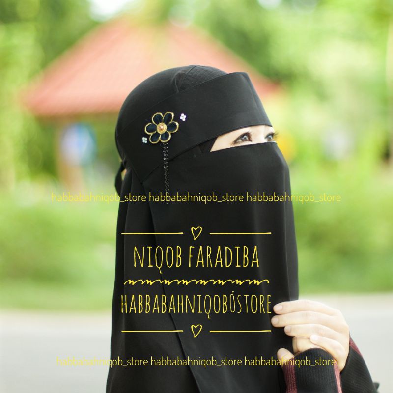 Niqab Bandana Faradiba Cadar Niqob Viral Termurah By Habbabah