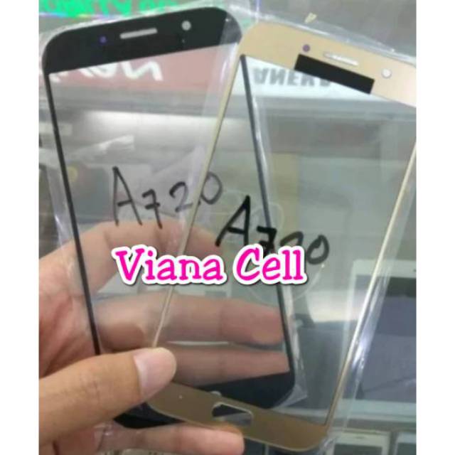 kaca LCD/KACA DEPAN digitizer samsung a720 A7 2017 A720F ORIGINAL
