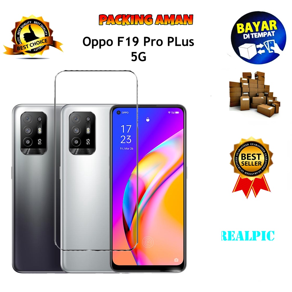 Tempered Glass Oppo F19 Pro Plus Screen Protector Anti Gores