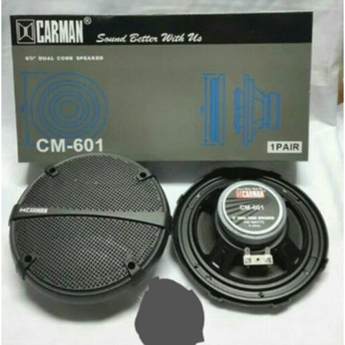 SPEAKER MOBIL SPEAKER PINTU MOBIL 6 1/2 INCH CARMAN CM-601 100 WATT