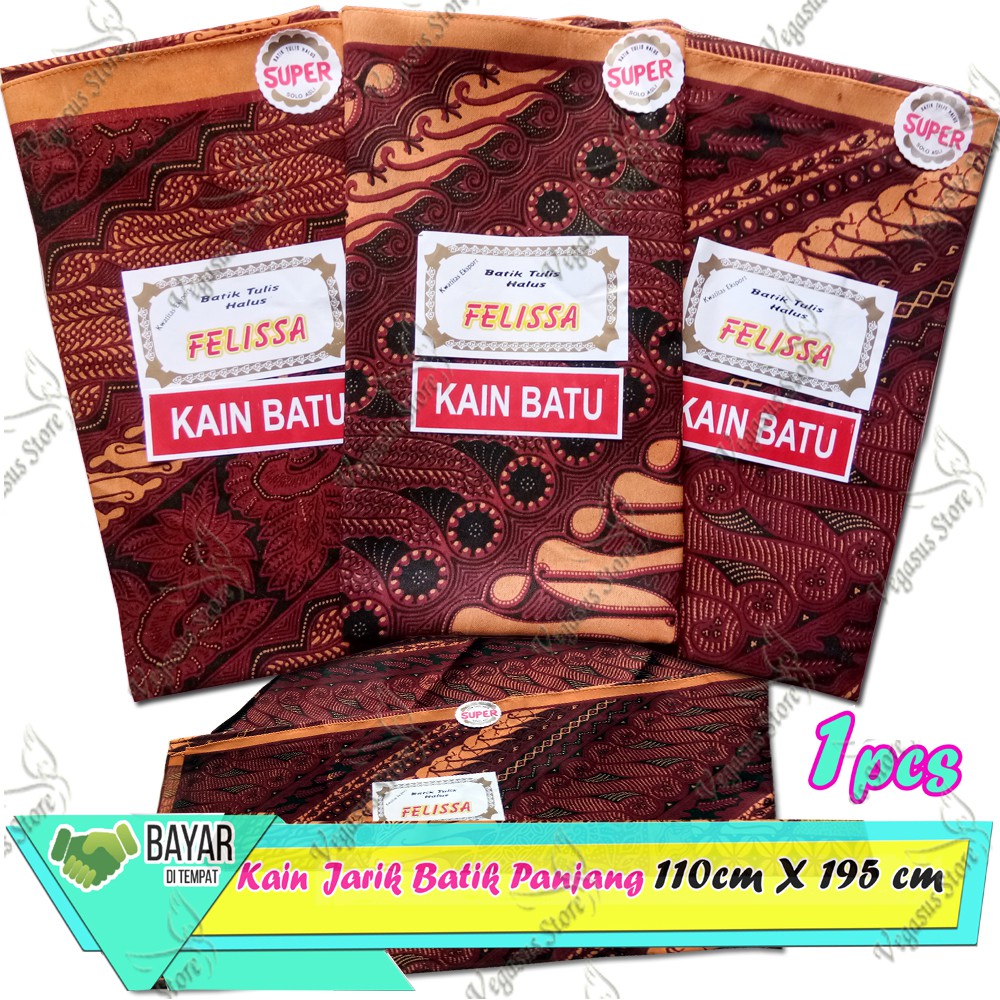 {3Pcs Lebih Murah} Kain Panjang Jarik Batik Kain Batu Jarik Batik Halus Tari Ballet Kain Batu