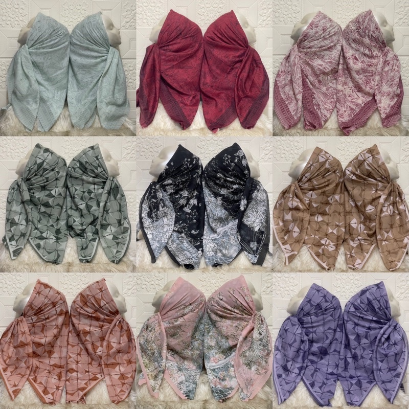 Segiempat Motif Jumbo 130x130cm Syar’i
