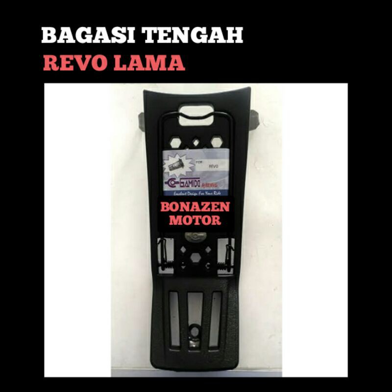 Bagasi Tengah Revo Lama / Dudukan Besi Penjepit jepitan jepit motor / Gamido