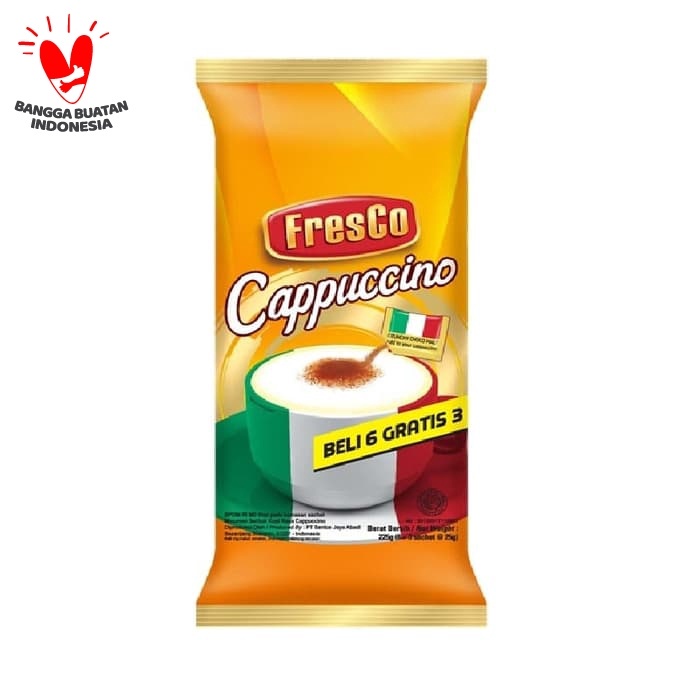 

gt201jyj Fresco Cappuccino Bag @25Gr (Pack Of 3) Ds20X11