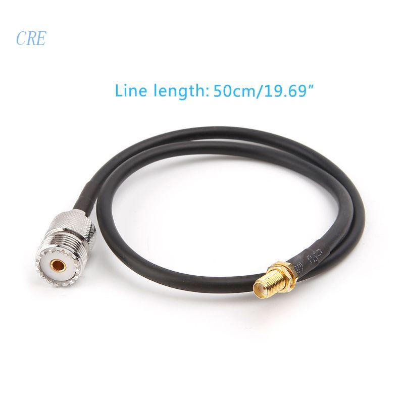 Cre Kabel Coaxial RF SMA Female Ke UHF SO239 PL259 Female RG58 Pigtail