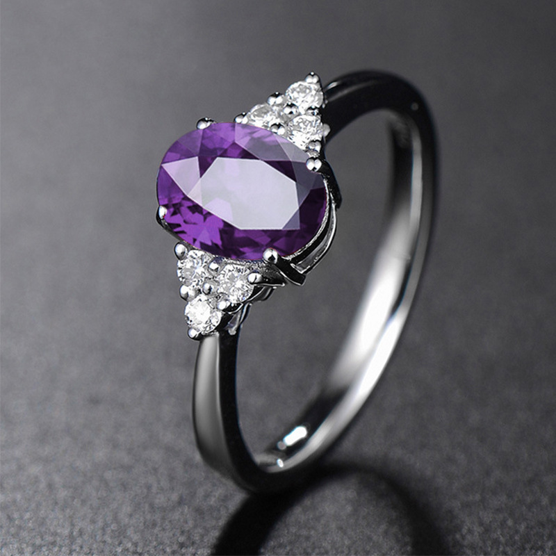 Cincin Ruby Inlaid Untuk Wanita