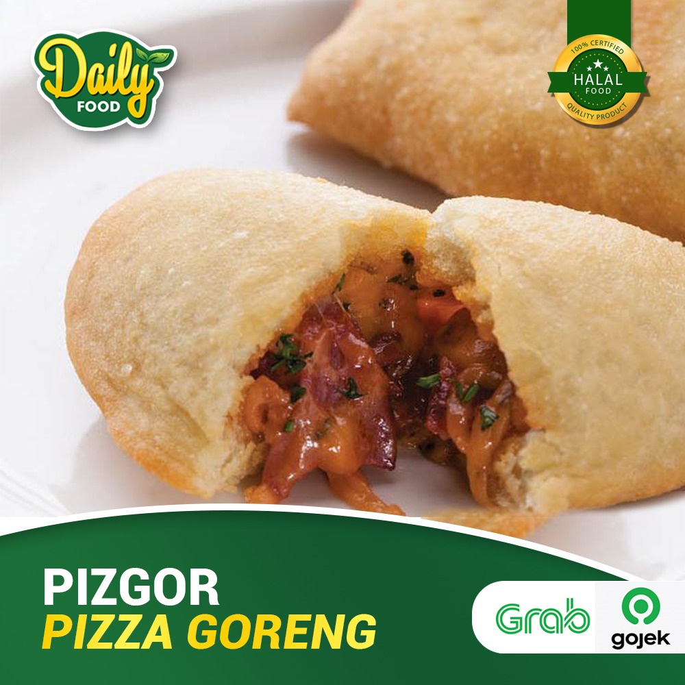 Pizza Goreng Dengan Keju Mozarella dan Spread Cheese Dailyfood MIX (Meat &amp; Tuna)