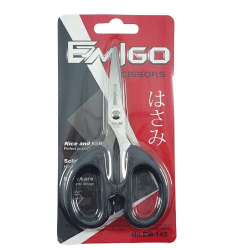 Gunting Serbaguna 12cm Stainless Steel Scissors Emigo EM145 Kertas Dapur