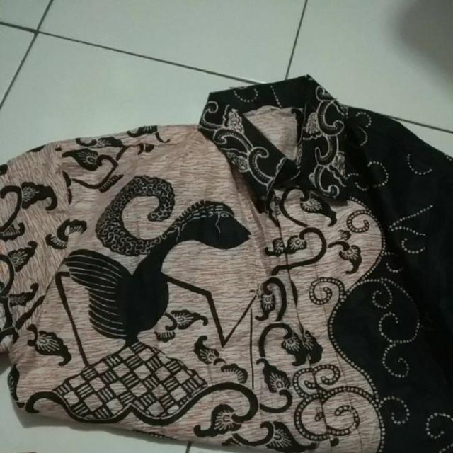 Bswart Batik Hrb026 Kenongo Hem Pendek Padi Pekalongan M L Xl Batik Pria Murah Modern Grosir Batik