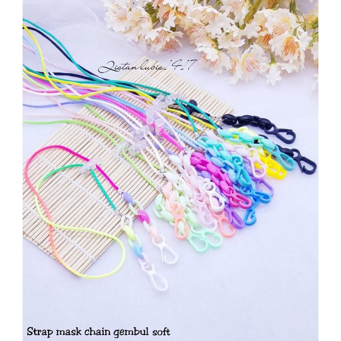 Strap mask chain gembul soft beli 10 free 2