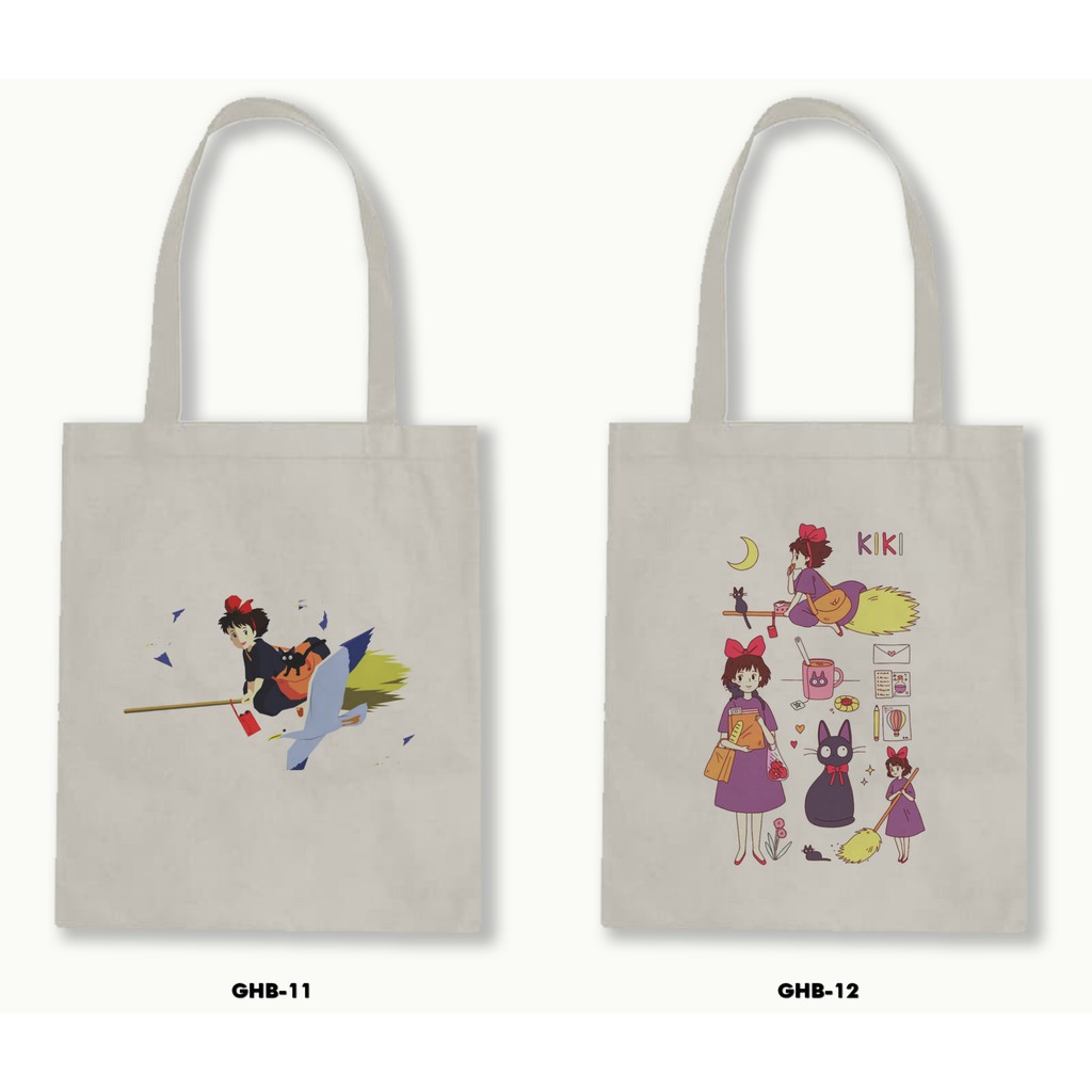 TOTE BAG BLACU - STUDIO GHIBLI .01