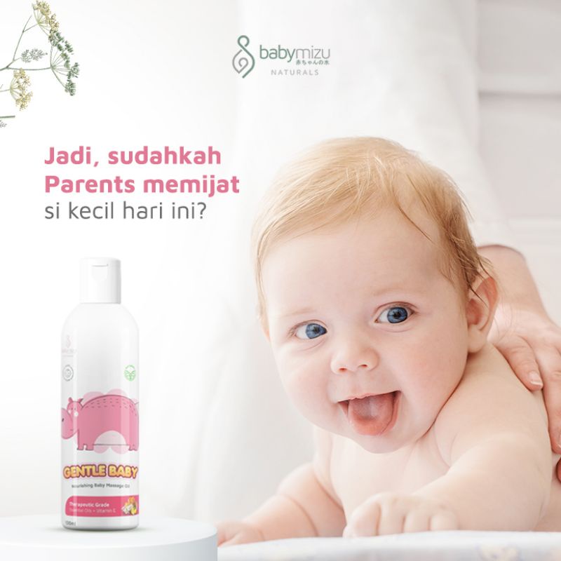 BABYMIZU Gentle Baby - Message Oil Anti Colic (Minyak Pijat Bayi Anti Colic) 100 ml