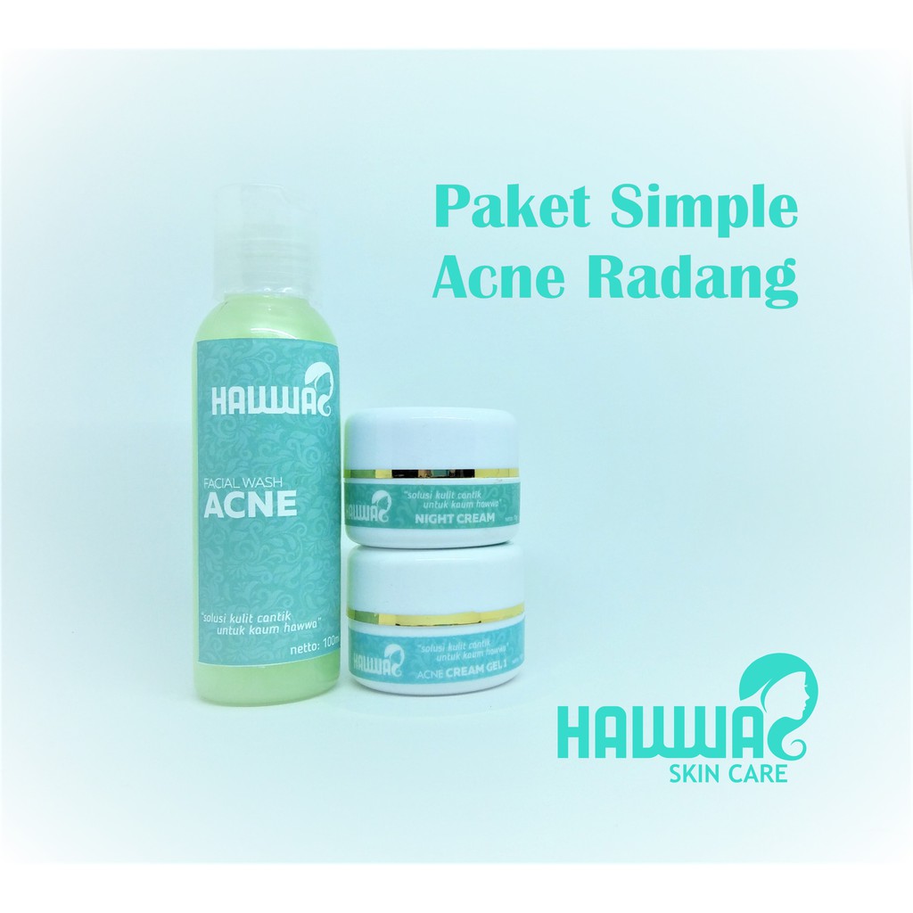 Hawwa Paket Simple Pengobatan Acne Radang Obat Jerawat Radang Kosmetik Jerawat Radang Shopee Indonesia