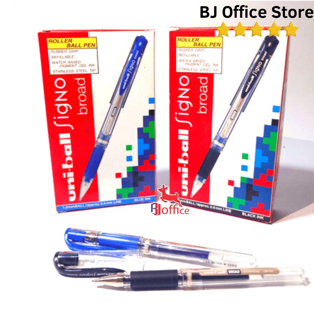 

Pulpen Gel UniBall Signo Broad UM-153 - Isi 12 pcs