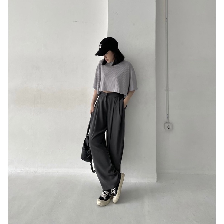 SIVALI Matisse Pants | Cullote Loose Pants - Trousers Pants - Celana Panjang Wanita