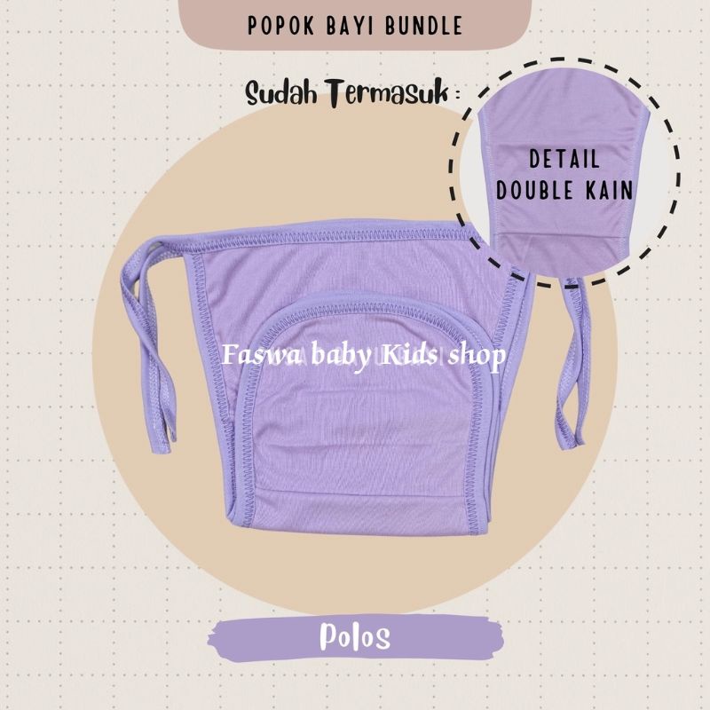 ½ Lusin / 6 pcs Popok Bayi Double Kain LILAC SERIES, Maroon, Navy, Coksu merk SNI Bolo - Bolo / Popok Double Kain Serian Lilac Premium