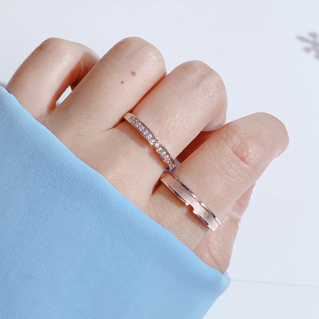 Cincin Berlian 925 Silver Untuk Pria Dan Wanita