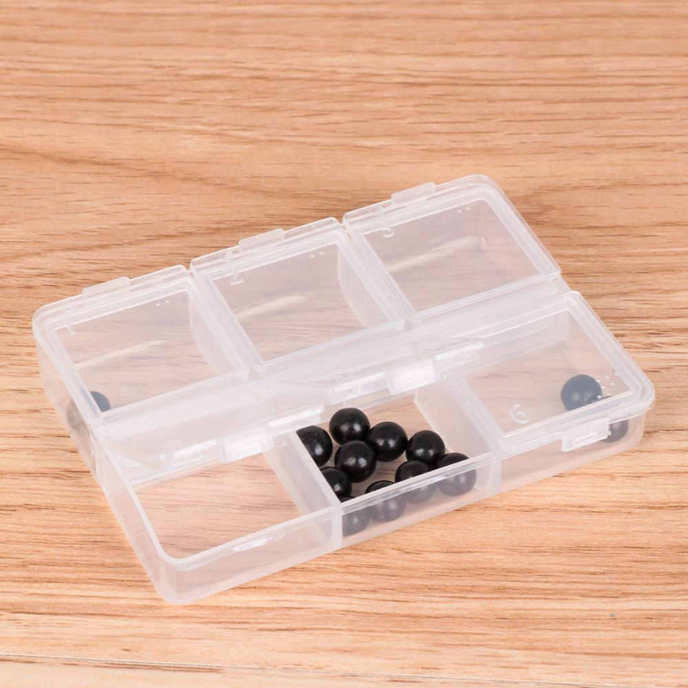 R-FLOWER Pill Box Home Braille Wadah Tablet Plastik