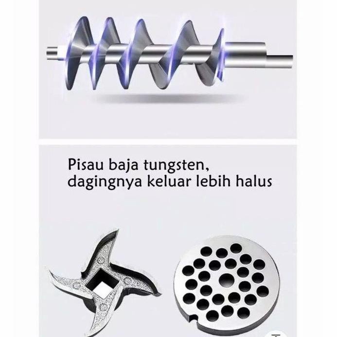 COD Gilingan Danging Stainless Vipoo A10# / Meat Mincer Manual Besi VIPOO A10# /  ALAT PENGGILING DANGING MANUAL VIPOO A10#