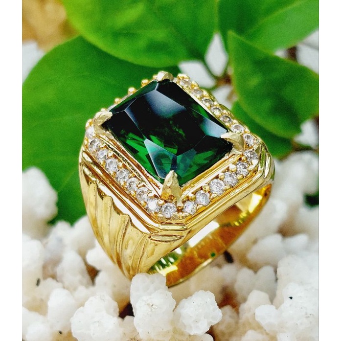 CINCIN BATU PERMATA AQUAMARINE