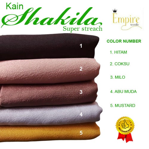 Kain Shakila Senorita Streach Harga Per 0.5 mtr