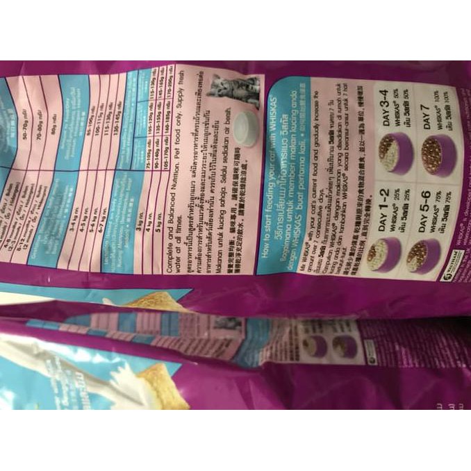 Whiskas Junior 450gram - Makanan Kucing Kitten - Kering - Freshpack