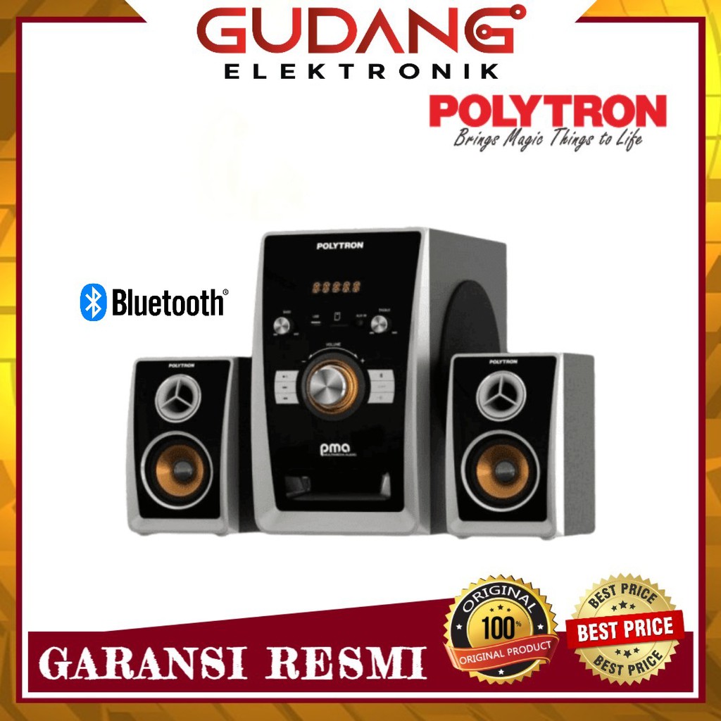 SPEAKER POLYTRON PMA 9501 BLUETOOTH GARANSI RESMI