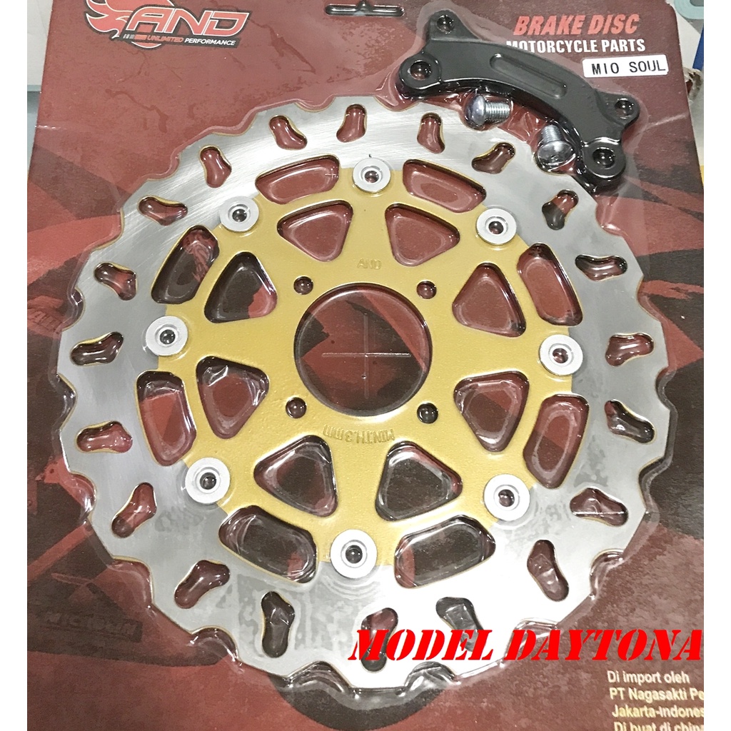 PIRINGAN CAKRAM 260MM MIO SOUL-XEON-MIO SMILE-NOUVO-MX NEW-MX OLD-BEAT-GENIO-SCOOPY-VARIO-SPACY-VEGAZR-VEGA R NEW-JUPITER Z1 CAKRAM DEPAN SHOWA FLOATING 260MM PLUS BREKET VARIO 110 VARIO 125 VARIO 150 OLD MIO SPORTY NOUVO MIO SMILE XEON MX NEW MX OLD DLL