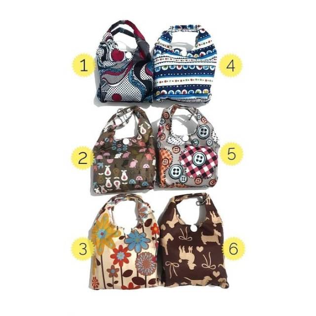 Tas lipat / tas belanja tenteng mini