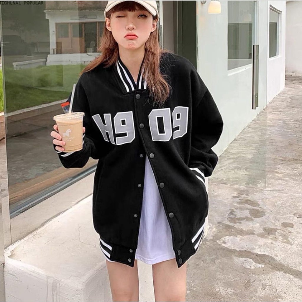 Jaket wanita H909 Baseball jaket varsity - varsity jaket - jaket bomber wanita