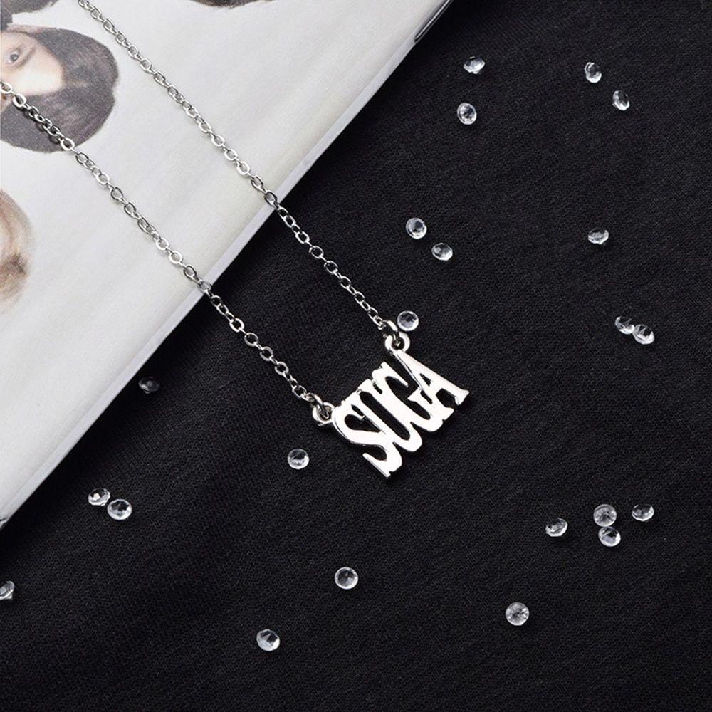 Hadiah Kalung BTS TOP JUNG KOOK V JIN Jimin KPOP Charms