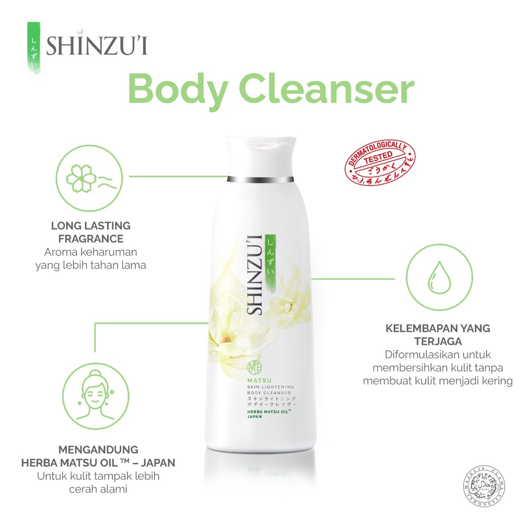 ⭐️ Beauty Expert ⭐️ Shinzui Sabun Cair 225ml - Shinzui Body Cleanser Skin Lightening Body Wash