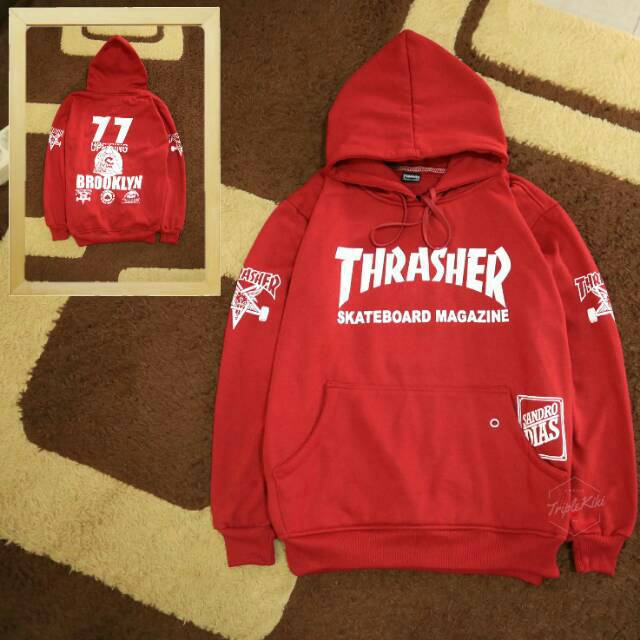 thrasher brooklyn 77 hoodie