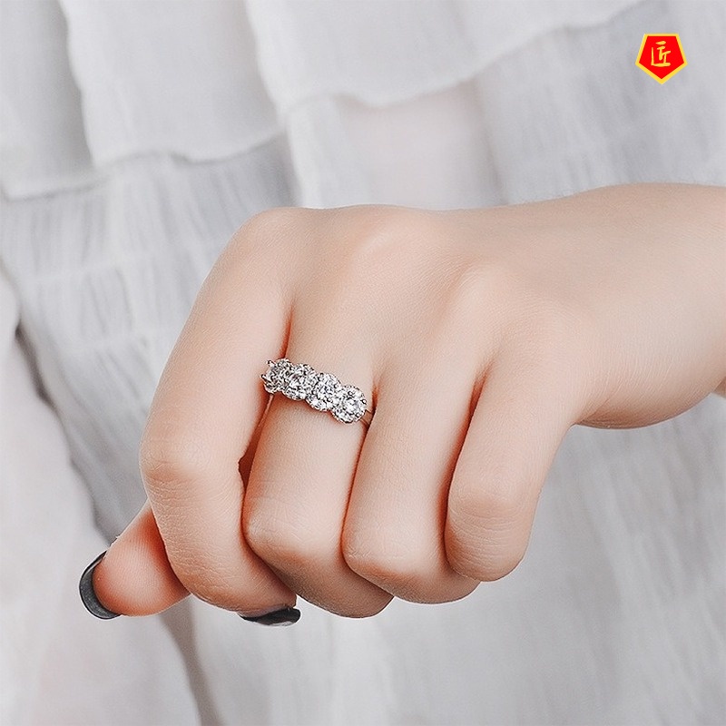 [Ready Stock]Micro Setting Ring Simple Fashion All-Matching