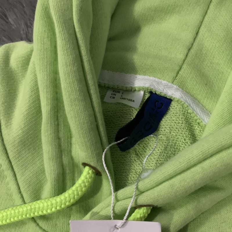 Sweater Hoodie H&amp;M Billie Eilish Light Green Fulltag &amp; Lebel