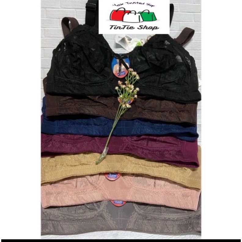 BH Guini Semi Transparan 408 tanpa kawat tanpa busa