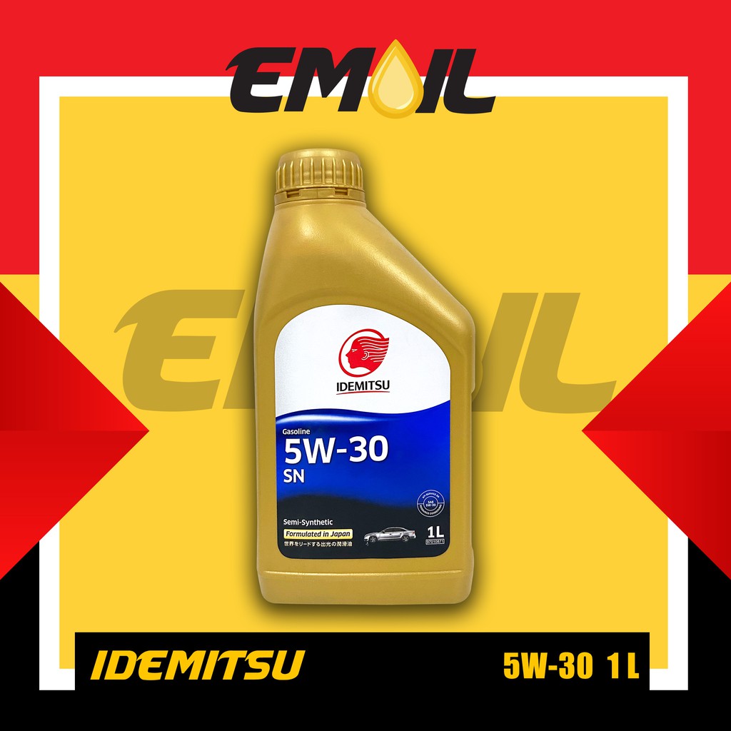 OLI IDEMITSU GASOLINE SAE 5W-30 SN SEMI SYTHENTIC ISI 1 LITER