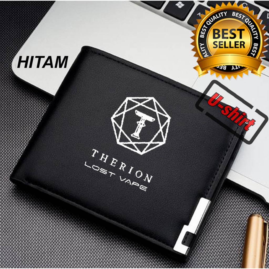 DOMPET KULIT THERION LOST VAPE SIMPLE ELEGANT KEREN PRIA & WANITA DISTRO U-SHIRT
