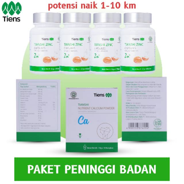 

Tiens Peninggi Badan - Peninggi Badan Dewasa - Vitamin & Susu Peninggi Badan Tiens (NHCP + Zinc)