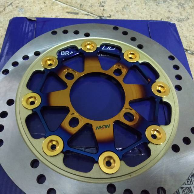 Disc pirigan nissin twotone bakar jupiter z mx ukuran 220