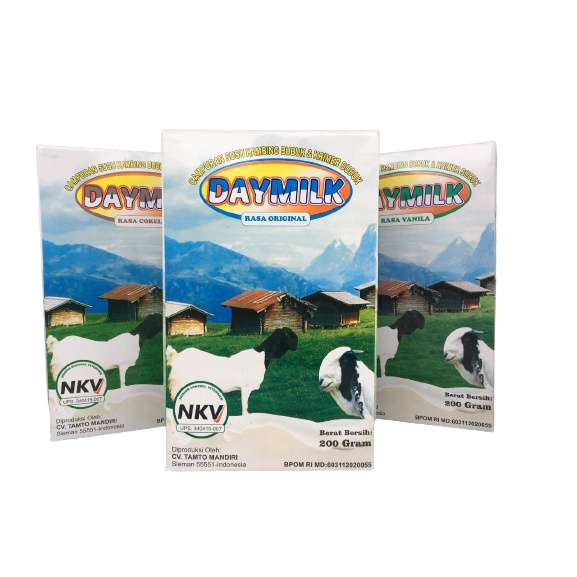 

DAYMILK SUSU KAMBING ETAWA ALL VARIAN RASA 200gr HALAL BPOM
