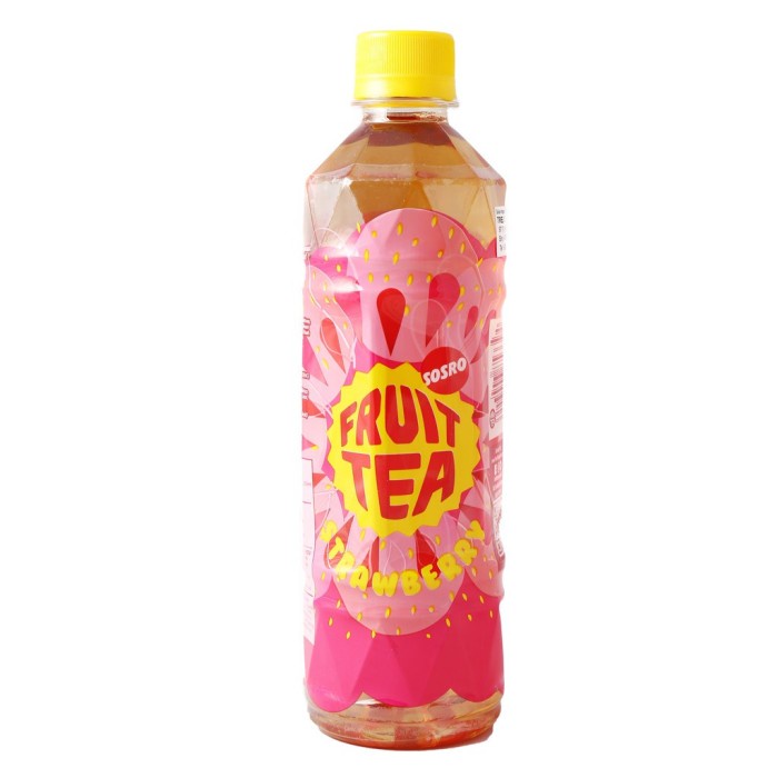 

Fruit Tea Strawberry Botol plastik 500 ml