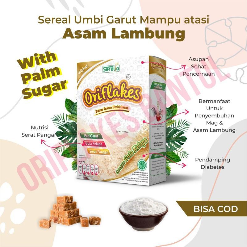 

ORIFLAKES Original Untuk Maag Asam Lambung 900 gram