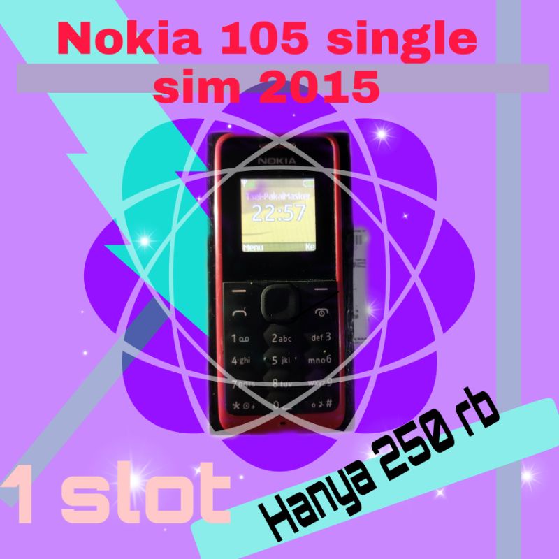 Hp aktivator nokia 105 single sim single slot
