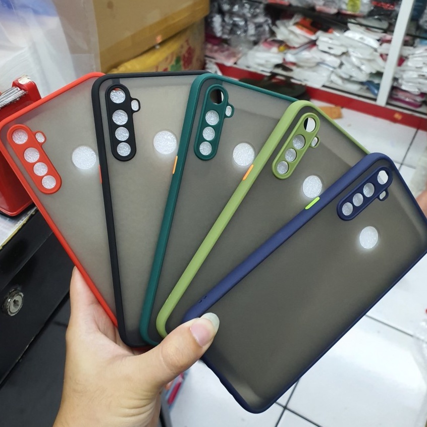 CASE MATTE REALME 5 5i 5S TRANSPARAN FUZE MACARON MY CHOICE - FA